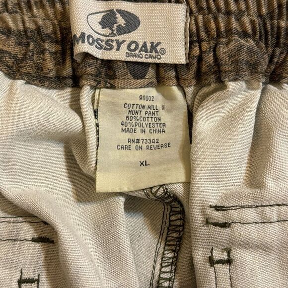 Mossy oak cotton mill II hunt pants outdoors hunting camo pant size XL - Picture 11 of 11